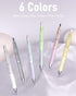 Nicpro 6PCS Pastel Mechanical Pencil Set, 0.5mm with Comfort Grip, 12 Tubes HB Lead Refill, 3 Erasers