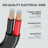 Mziklr 20 2 16.4FT Wiring,12V/24V Gauge Conductors Electrical Wire, Flexible Low Voltage PVC Copper Clad Aluminum