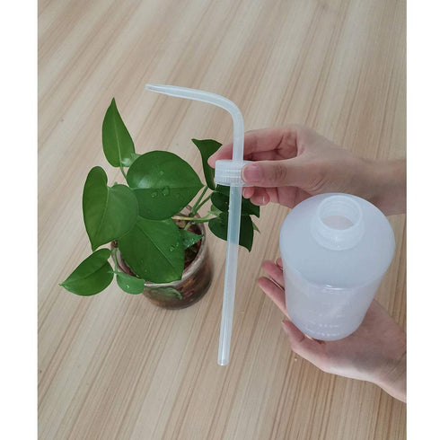 LDPE Economy Wash Bottle, Narrow Mouth Squeeze Bottle for Medical Lab, Safety No Spill, 500ml / 16oz