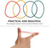 NUOBESTY 2 Boxes Rubber Bands, Office Supplies Elastic Stretchable Bands for Home and School