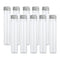 PATIKIL 65ml Test Tubes, 80pcs 5.91x0.98" Clear Plastic Containers with Caps for Candy, Bath Salt, and Scientific