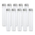 PATIKIL 65ml Test Tubes, 80pcs 5.91x0.98" Clear Plastic Containers with Caps for Candy, Bath Salt, and Scientific