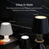 Dimmable VINOWAKE Glovi Premium Wine Bottle Lamp by LINKSTYLE White Lights, Rechargeable & Waterproof, Indoor/Outdoor