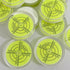 SIZIKJXGHWYI 40mm (40x10mm) Bubble Spirit Level with Double Sided Adhesive Bottom, Circular Level Bubble Measuring