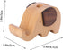 STOBOK Cute Wooden Animal Cell Phone Holder, Elephant Smartphone Stand, Office Desk Organizer