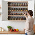 672 1.2" Set Preprinted Spice Labels Book with AZ Index, Minimalist Black Round Stickers for Kitchen Jars, Waterproof