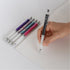 Uni Slim Mechanical Pencil with White Alpha Gel Grip, 0.5mm, Turquoise (M5807GG1P.71)