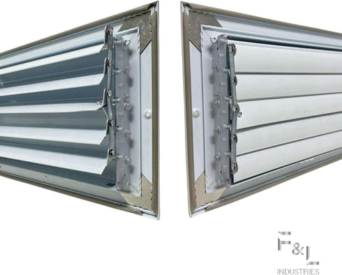 2-Way Commercial (10"x6" 2-Way Upgrade Your Airflow With Curved Blade Ceiling Diffuser & Multi-Shutter Damper