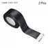 uxcell Waterproof Seal Caulk Strip Tape Self Adhesive 1.5"W x 10.5'L PVC Sealing Tape for Kitchen Bathroom Black 2Pcs