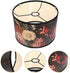 RCFINE E27 Lampshade Vintage Bamboo Lampshade Flower Pattern Lantern Shade Cover Light Accessory for Pendant Table Lamp