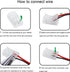 RGBZONE 10Pcs 2Pin 10mm LED Strip Connectors, Unwired Gapless Solderless Quick Connectors for LED Strip Lights