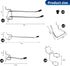 Pegboard Hook 100 Pcs, Heavy Duty Hooks for 1/8"&1/4" Pegboards, Tool Utility Hooks