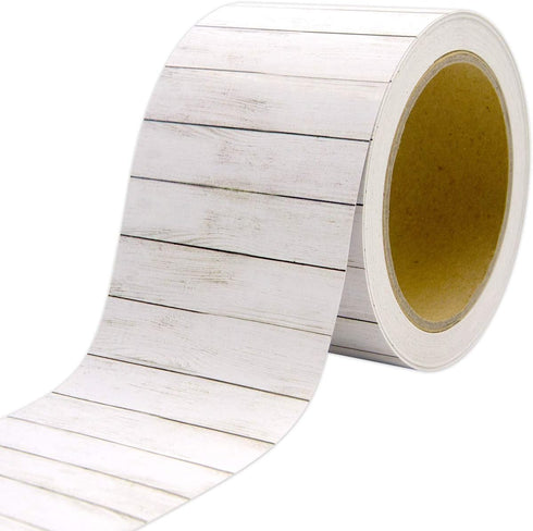 Ceiba Tree White Wood Bulletin Board Border, Straight Trim for Classroom Decoration