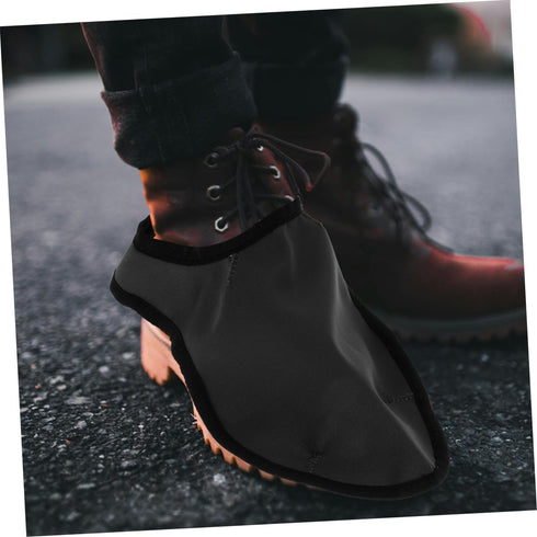 Generic 2 Pairs Reusable Non Slip Barber Shoe Covers for Hair Stylists Protective Haircut Shoe Protectors Ventilated