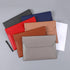 PU Leather Document Holder A4 File Folder with 3 Pockets, Waterproof Stylish Envelope Case with Snap Closure (Brown)