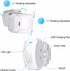 HENDUN Add-on Motion Sensor, Extra Transmitter for Wireless Door Chime, PIR Detector, Sensor Alarm for Shopkeeper