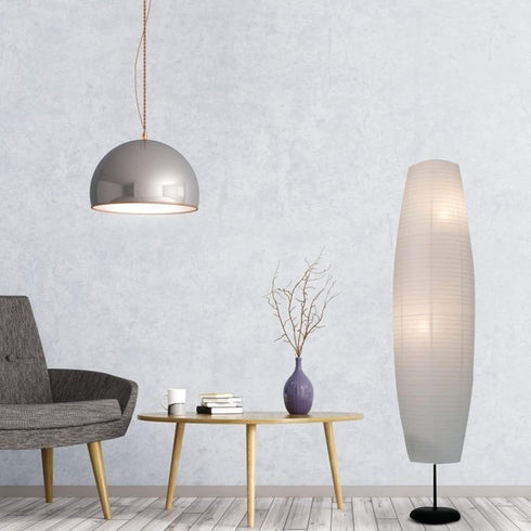 2pcs 110X32X32cm Uonlytech Paper Floor Lampshade Light Accents: Nordic Floor Lamp Shade Japanese Style Standing Lamps