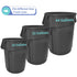 Trash Can Caddy Bag, 12 Pockets Organizer for Cleaning Tools and Supplies, Fits 20-44 Gallon Can (Black)