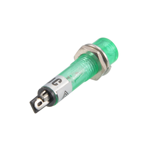 uxcell Signal Indicator Dash Light DC 12V, LED Bulbs XD7-1 Red+Green, 7mm 9/32" Panel Mount, 15Pcs