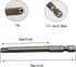 10PCS T30 Torx Head Screwdriver Bit Set, 3"/75mm with Quick Release Slot, S2 Steel Security Tools