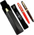 Gullor 4 PCS Fountain Pen Set in 4 Bright Colors with Pen Pouch