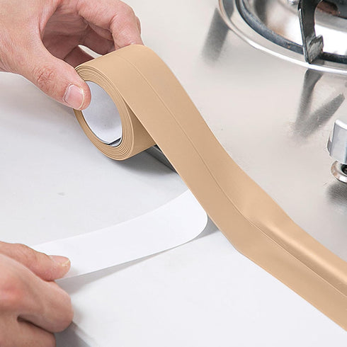 Bath Sealant Strip, Waterproof Caulk Tape, Self Adhesive for Kitchen, Toilet, Bathroom