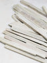 Iram Edible Natural Stone Slate Pencils - Premium Quality White Chalk - 45 Pieces
