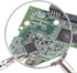 Helping Hand Magnifier Adjustable 5X Magnifying Glass with Dual Alligator Clips for Soldering, DIY Projects