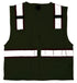 Kishigo All Mesh Contrast Unisex Reflective Safety Vest 1195, ANSI Type R/Class 2, Silver & Orange, 6 Pockets (Lime, L)
