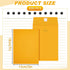 Geyee 200 Pcs 5 x 7" Clasp Envelopes - Manilla Gummed Clasp Closure Kraft Paper Envelopes for Mailing