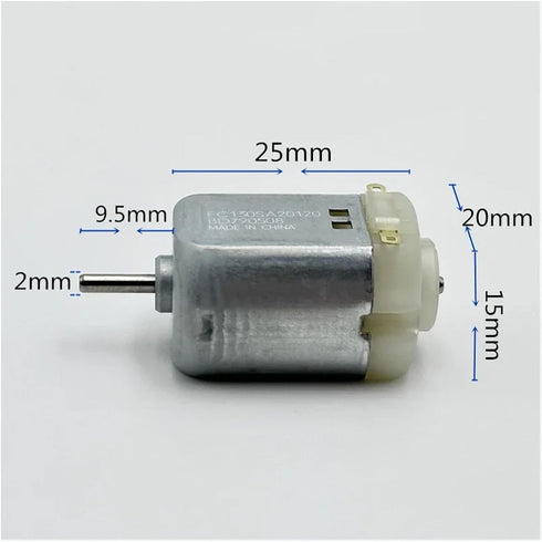 HHBL8I FC130SA-20120 3.7V 5V 6V 17000RPM 25mm Micro Motor DC Strong Magnetic Carbon Brush Motor RC Toy Car Boat Model