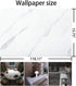 White Marble Peel Stick Wallpaper | Self Adhesive Vinyl Countertop Contact Paper | Waterproof Decorative Furniture