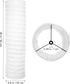 FAVOMOTO Paper Floor Lamp Shade Replacement, Nordic Style Lantern Lampshade Light Accessories Lamp Shield Cover
