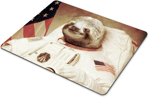 Smooffly Custom Gaming Mouse Pad, Funny Sloth Dress As an Astronaut, Unique Design Mousepad