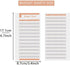 caralin Set 12 of Expense Budget Sheets Money for Cash Ledger Book Double-Sided Writing Use with Cash Envelope