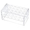 Clear Acrylic Test Tube Rack, 18 Holes Holder for 10ML/15ML Test Tubes, 1 Piece