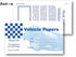Vehicle Papers Wallets, Car Document Holders, 50 per Pack in Blue