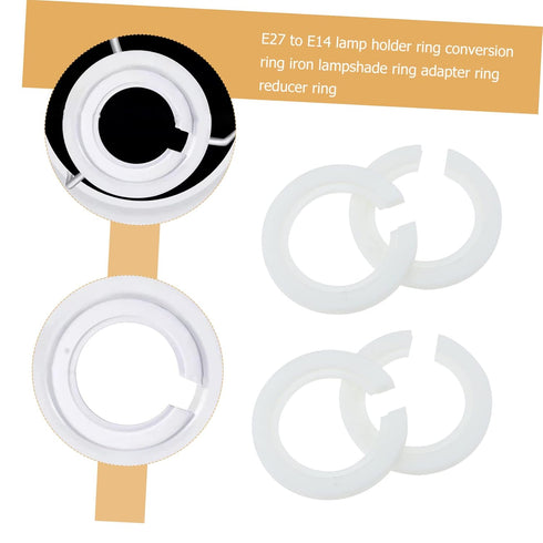 24pcs Commercial jojofuny Lamp Shade Conversion Lightweight Adapter for Table and Floor Lamps Easy to Install for Home