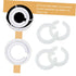 24pcs Commercial jojofuny Lamp Shade Conversion Lightweight Adapter for Table and Floor Lamps Easy to Install for Home
