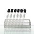 ULAB 10ml Test Tubes with Black Screw Caps, Dia.16x100mm, Pack of 20, Borosilicate Glass Material