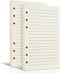 Tofun 2 Packs A6 Refillable Line Paper for 6-Ring Binders, Planner, Traveller Journal,