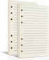 Tofun 2 Packs A6 Refillable Line Paper for 6-Ring Binders, Planner, Traveller Journal,