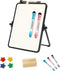Dry Erase White Board - Magnetic Desktop Whiteboard with Stand, Portable Double-Sided Easel for To Do List Planning