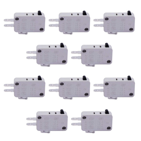 TWTADE 10pcs Universal Micro Limit Switch Series AC/DC 125V 250V V-15-1C25 Snap Action for Arduino Oven Freezer