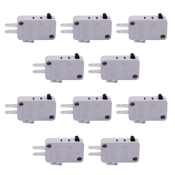 TWTADE 10pcs Universal Micro Limit Switch Series AC/DC 125V 250V V-15-1C25 Snap Action for Arduino Oven Freezer