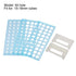 uxcell Detachable Polypropylene Test Tube Holder Rack with 40 Holes for 15-18mm Tubes (Light Blue)