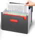 Expanding File Folders, Accordion File Organizer with Handle, 13 Pockets, Adjustable Strap, A4/Letter Size Organizer