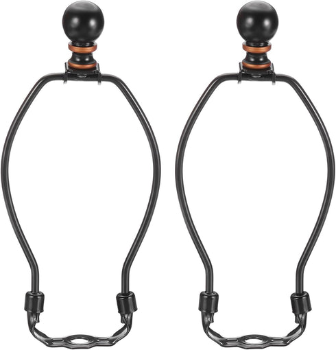 PATIKIL 6.5 Inch Lamp Harp Kit with Finial, 2 Set Detachable Lamp