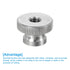 uxcell Knurled Thumb Nuts, 3Pcs M8 x D24mm x H16mm Stainless Steel Round Knobs Fasteners for 3D Printer Parts
