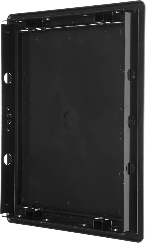 8" x 10" Black Plastic Access Panel, Service Shaft Door Panel for Plumbing, Electricity, Heating Access